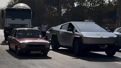 ببینید | مسابقه تسلا سایبرتراک با پیکان در تهران!