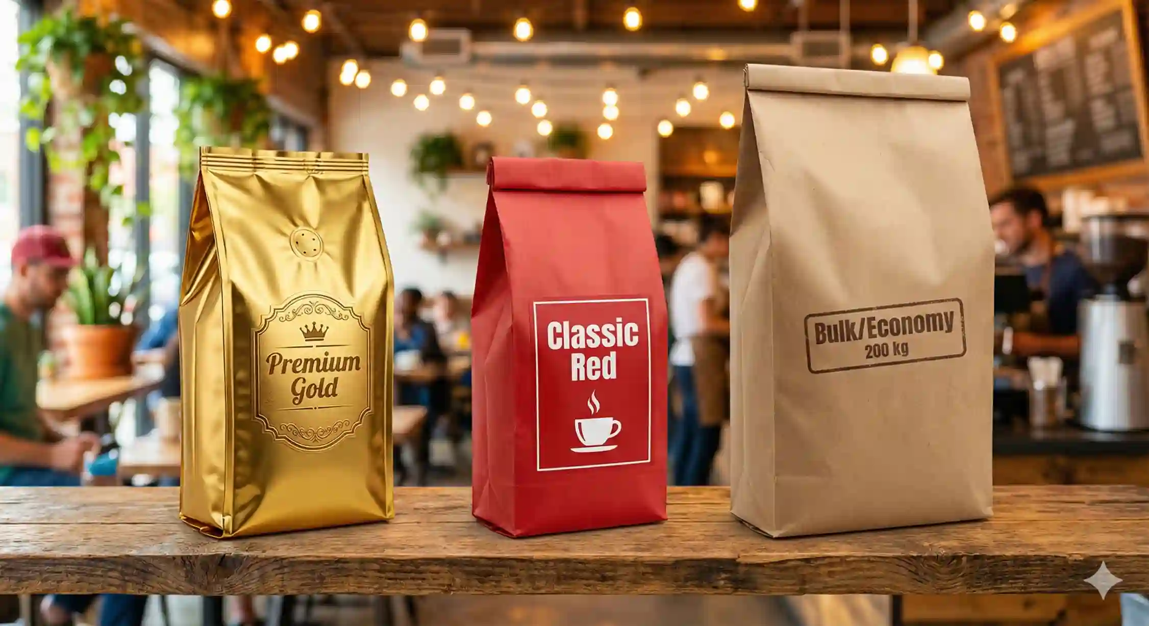 مقایسه بسته بندی و انواع لاین های تجاری برندهای قهوه