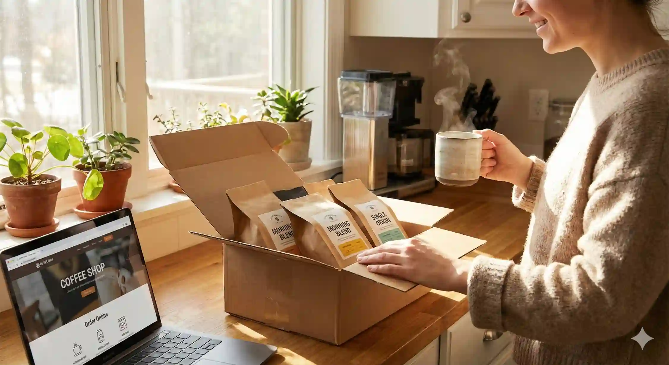 تجربه سفارش آنلاین قهوه و تحویل سریع درب منزل