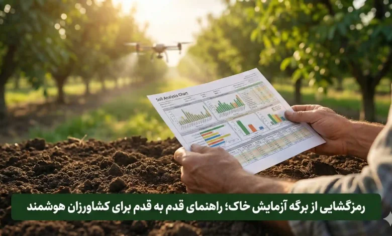 رمزگشایی از برگه آزمایش خاک؛ راهنمای قدم به قدم برای کشاورزان هوشمند