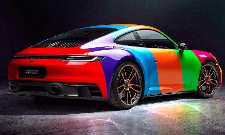 تغییر رنگ خودرو در لحظه / قدم بعدی پورشه در شخصی‌سازی