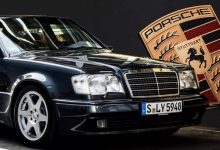 پیام عاشقانه پورشه برای مرسدس بنز /عکس